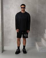 LEAF SHORT - BLACK