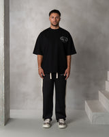LEAF T-SHIRT - BLACK