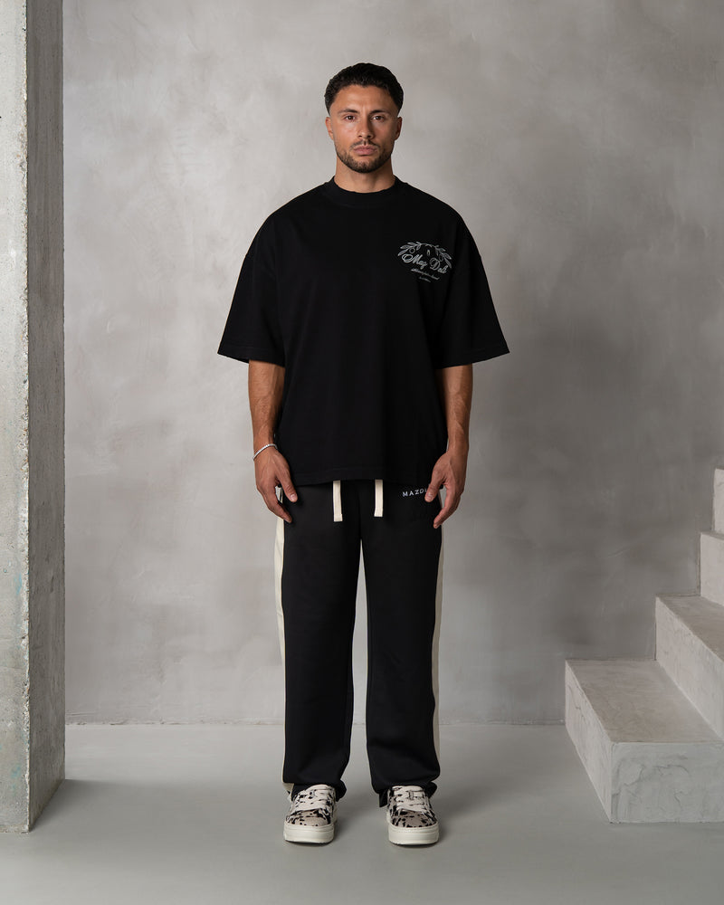 LEAF T-SHIRT - BLACK