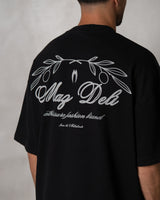 LEAF T-SHIRT - BLACK