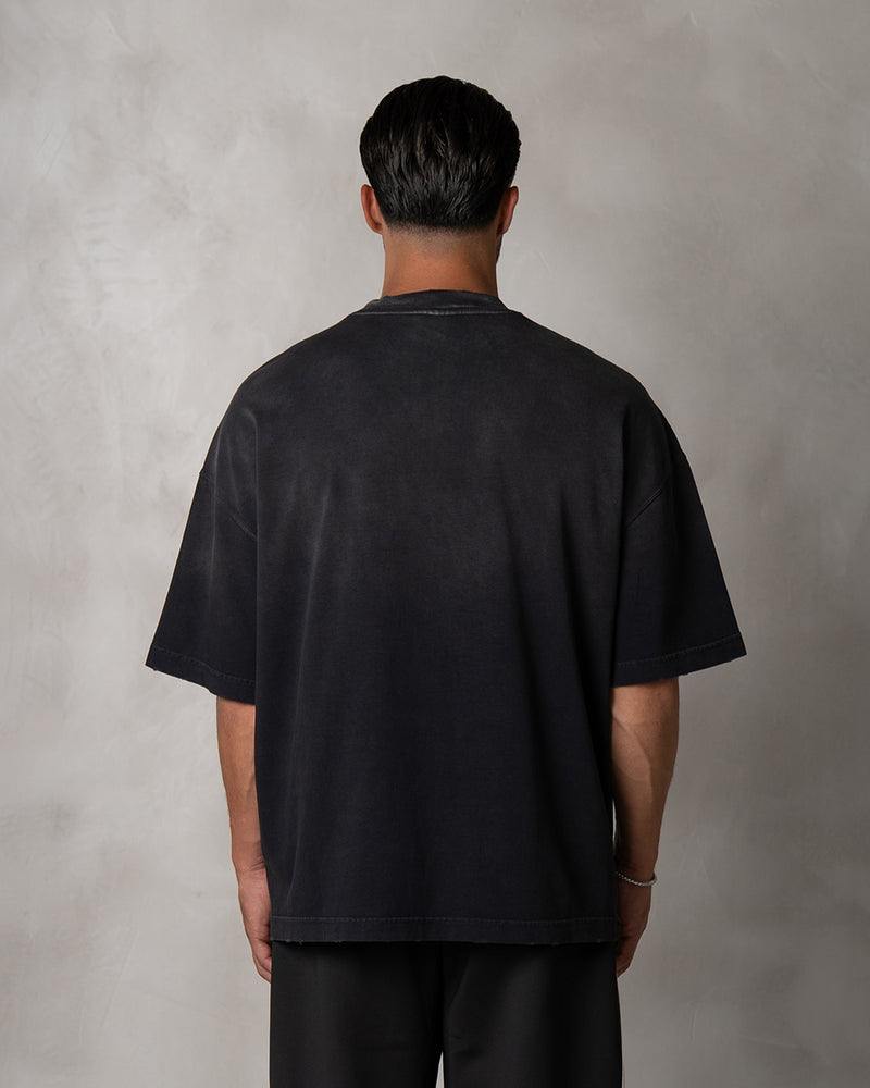 BLANK T-SHIRT - VINTAGE BLACK