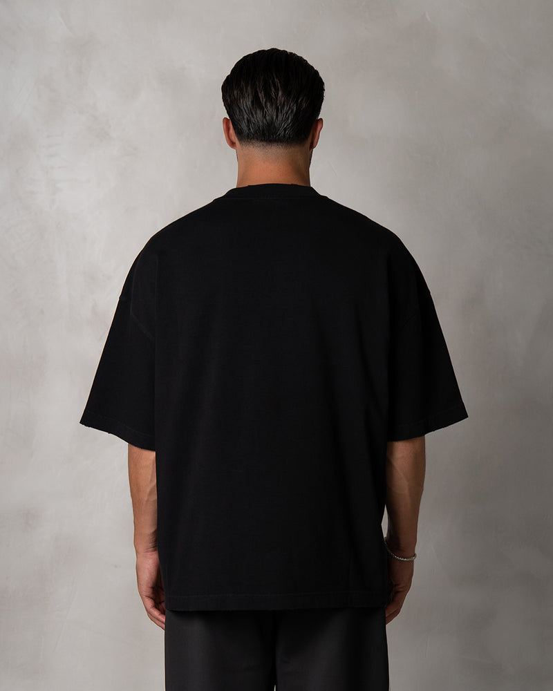 BLANK T-SHIRT - BLACK