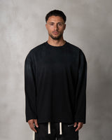 BLANK LONGSLEEVE - VINTAGE BLACK