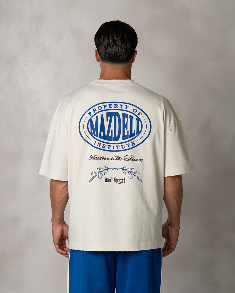 FREEDOM T-SHIRT - WHITE BLUE
