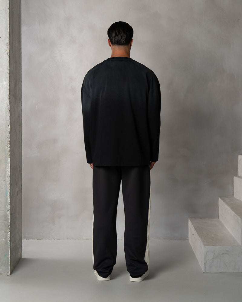 BLANK LONGSLEEVE - VINTAGE BLACK