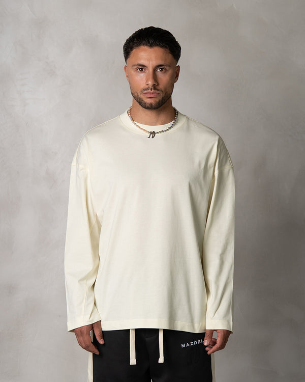 BLANK LONGSLEEVE - OFF WHITE