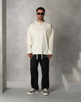 BLANK LONGSLEEVE - OFF WHITE