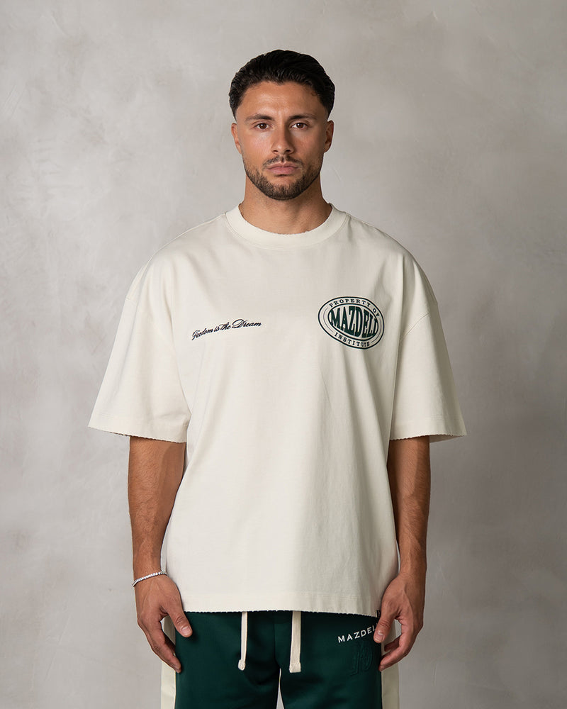 FREEDOM T-SHIRT / WHITE GREEN