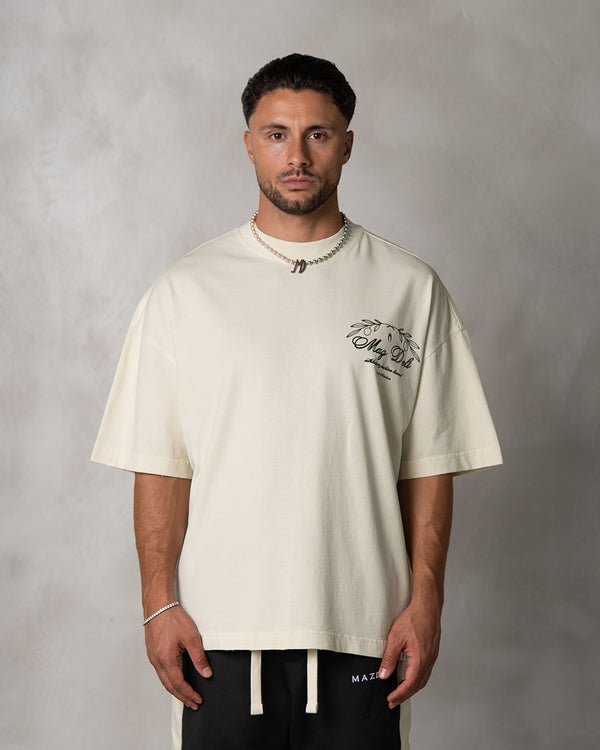 LEAF T-SHIRT - OFF WHITE