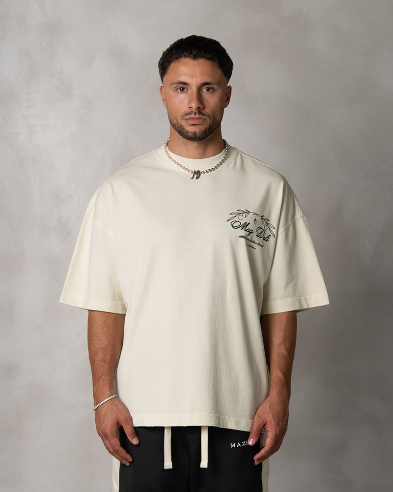 LEAF T-SHIRT - OFF WHITE
