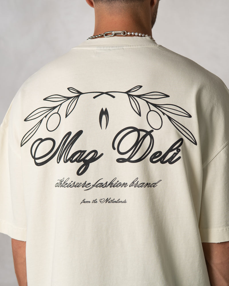 LEAF T-SHIRT - OFF WHITE