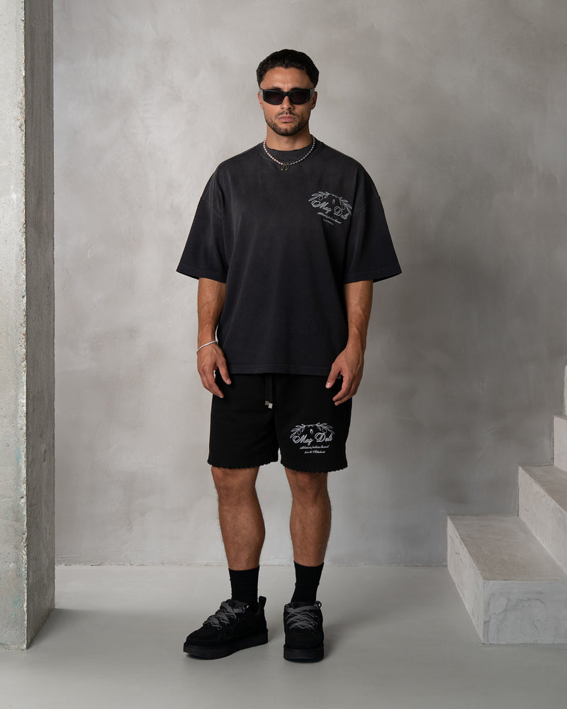 LEAF SHORT - VINTAGE BLACK
