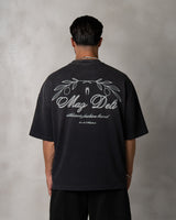 LEAF T-SHIRT - VINTAGE BLACK