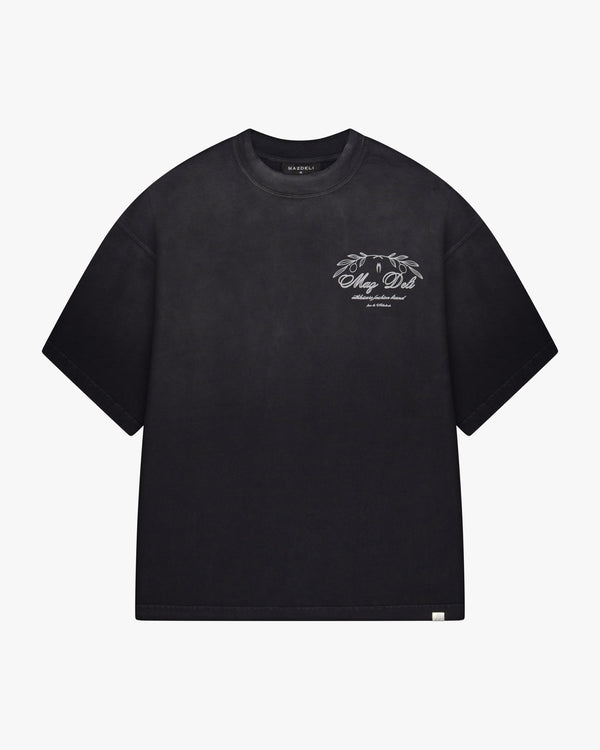 LEAF T-SHIRT - VINTAGE BLACK