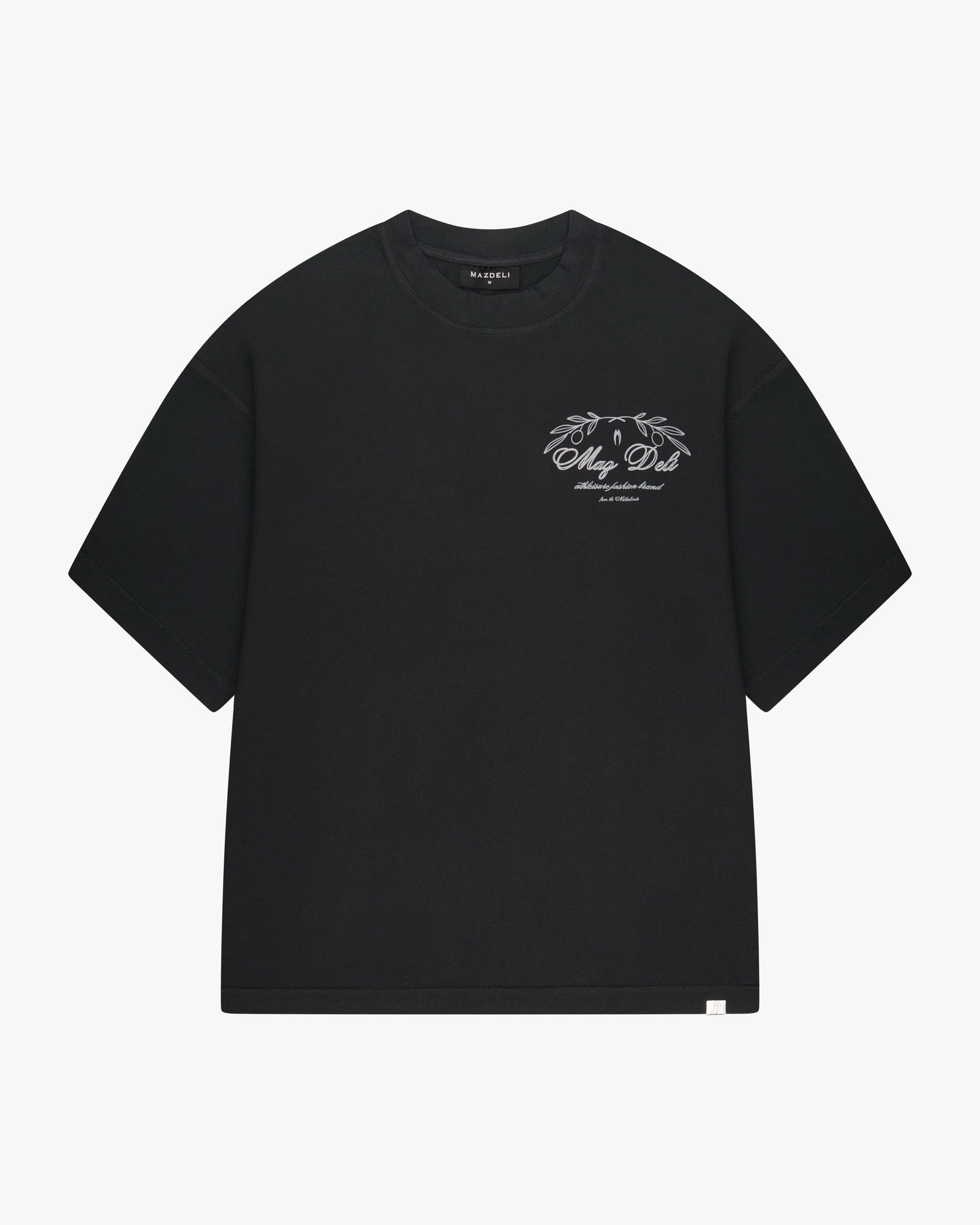 LEAF T-SHIRT - BLACK – Mazdeli