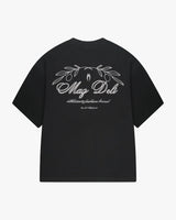 LEAF T-SHIRT - BLACK