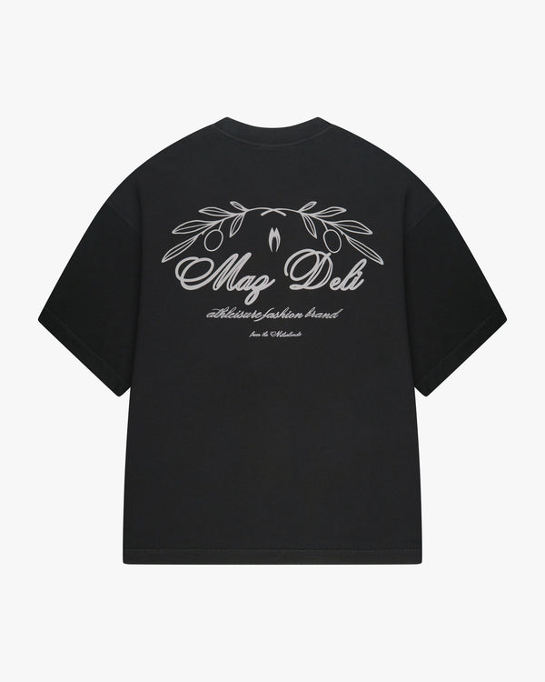 LEAF T-SHIRT - BLACK