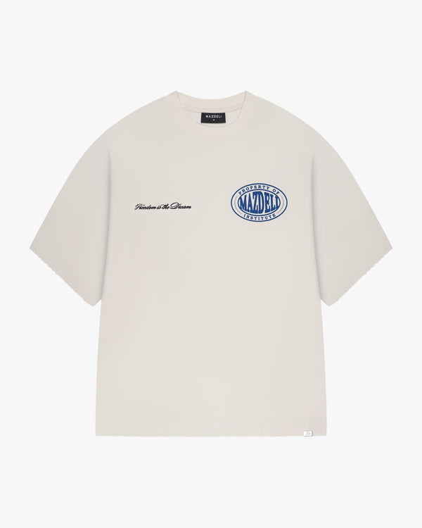 FREEDOM T-SHIRT - WHITE BLUE