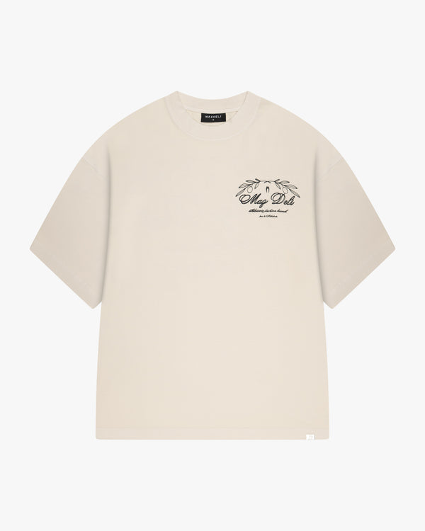 LEAF T-SHIRT - OFF WHITE