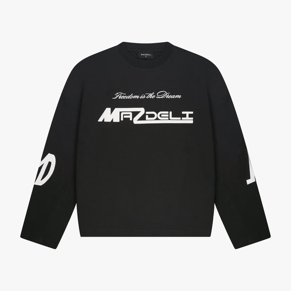 DREAM LONGSLEEVE - BLACK – Mazdeli