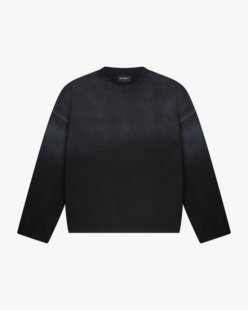 BLANK LONGSLEEVE - VINTAGE BLACK