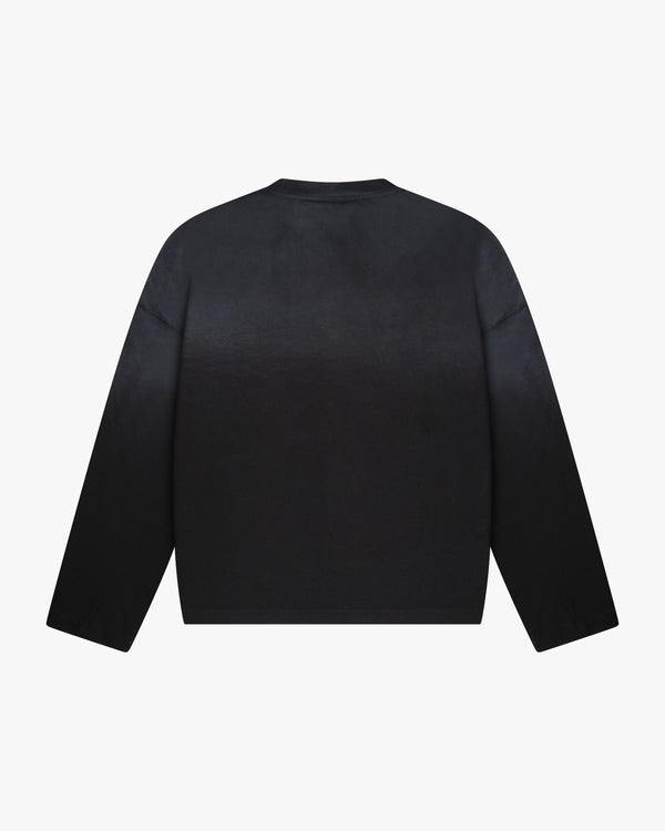 BLANK LONGSLEEVE - VINTAGE BLACK