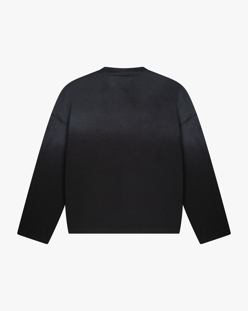 BLANK LONGSLEEVE - VINTAGE BLACK