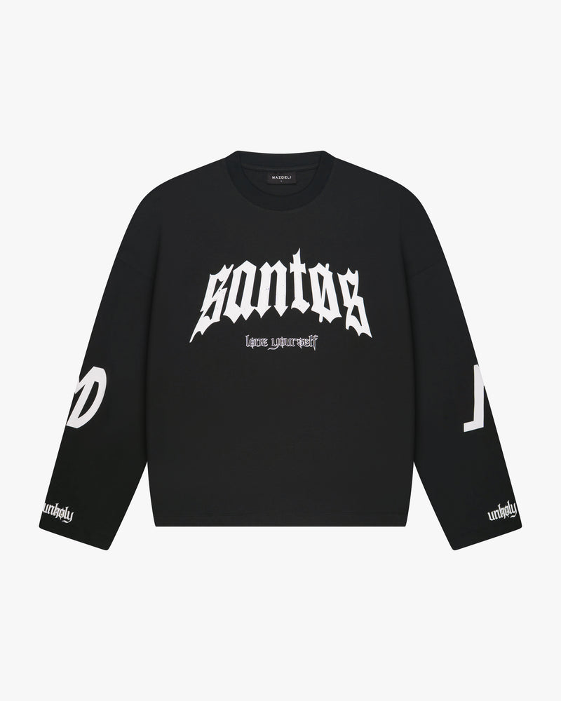 SANTØS LONGSLEEVE - BLACK