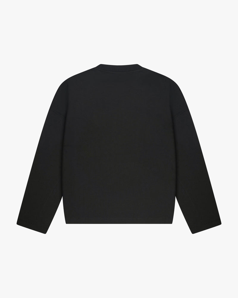 BLANK LONGSLEEVE - BLACK
