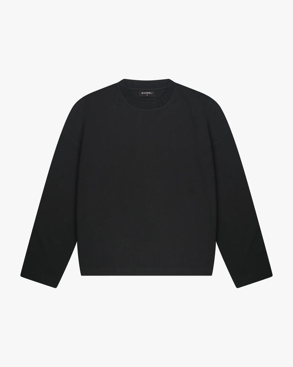 BLANK LONGSLEEVE - BLACK