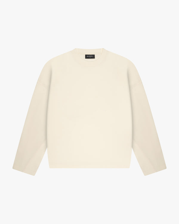 BLANK LONGSLEEVE - OFF WHITE