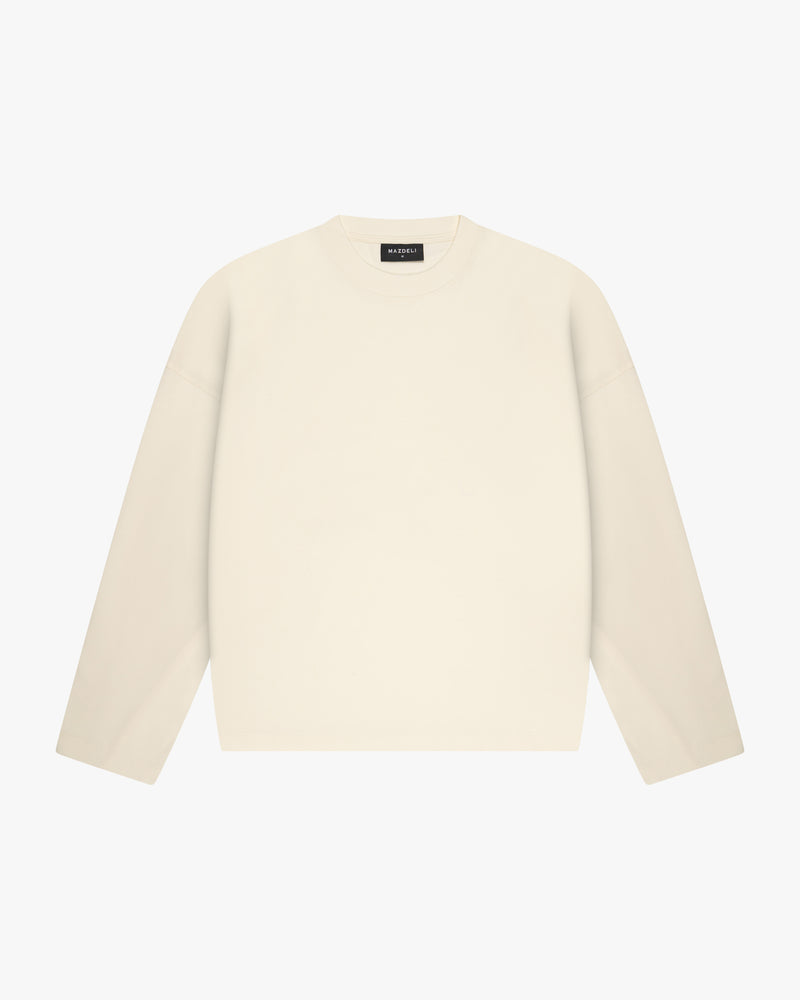 BLANK LONGSLEEVE - OFF WHITE