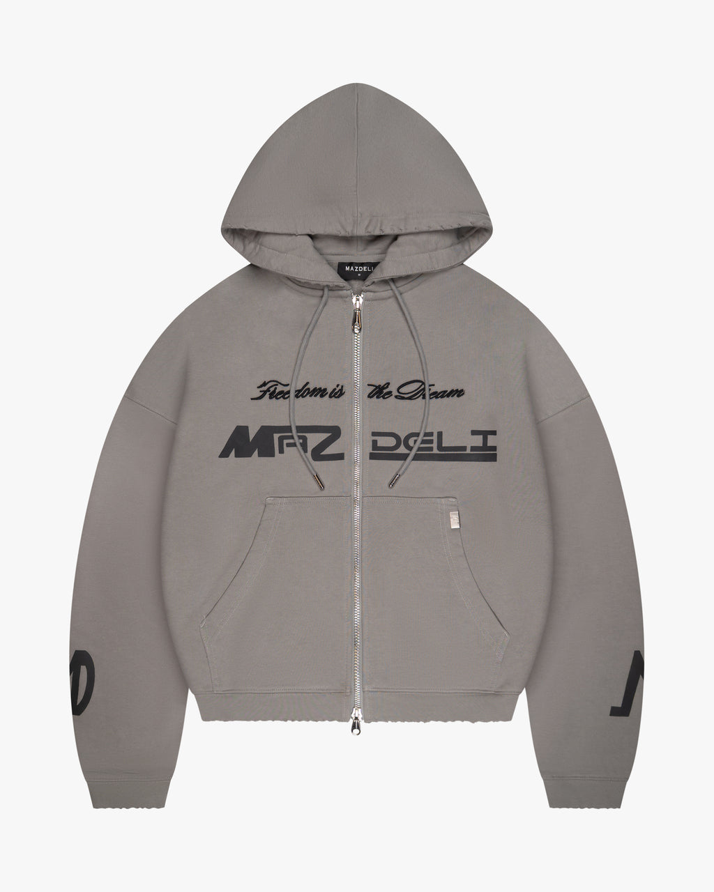 トップス MAZZ zipup hoodie grey/camo MAZZ zipup hoodie grey/camo Zip Up Hoodie for Men Women