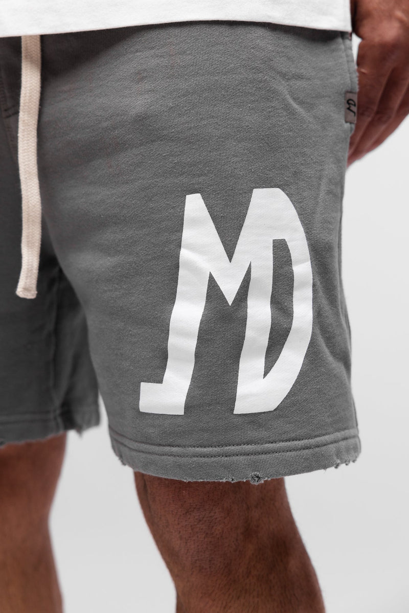 Initial MD Short - Space Grey - Maz Deli