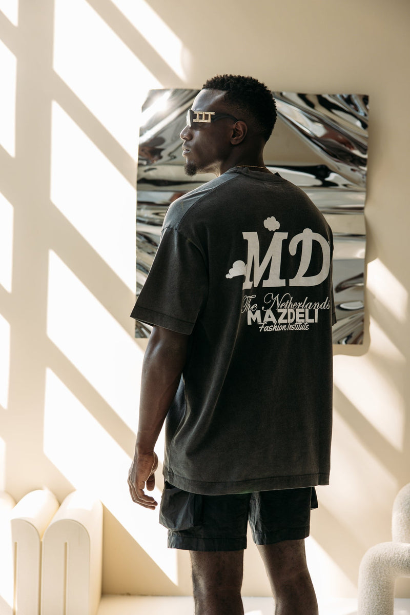 Initial MD T-Shirt Vintage Grey - Maz Deli