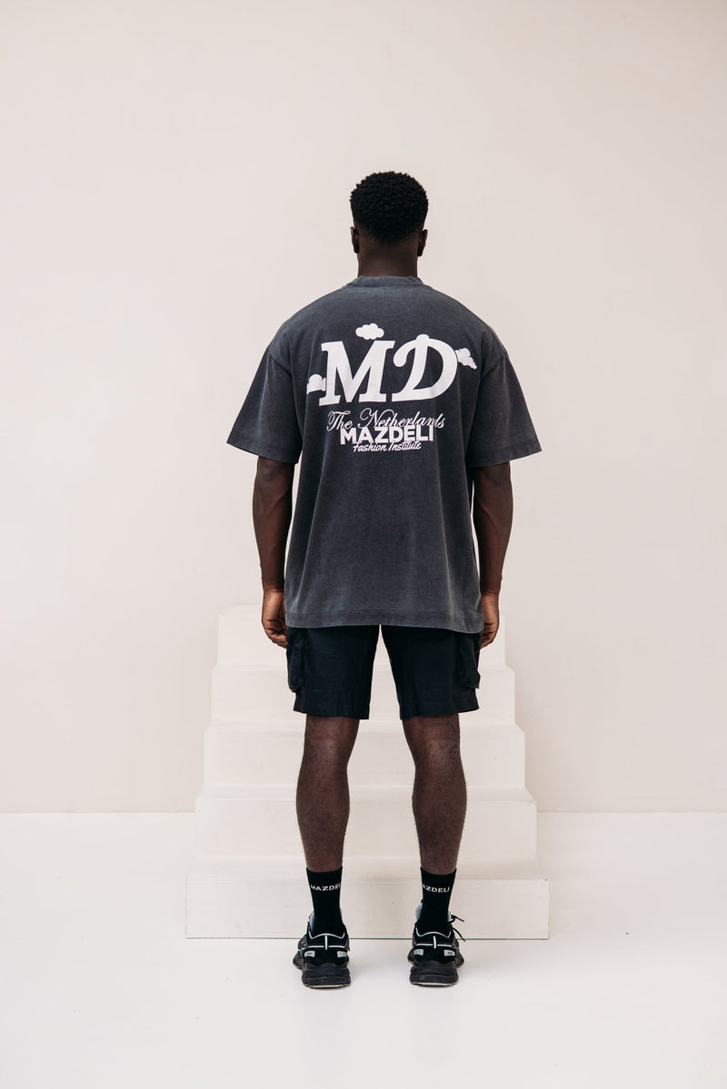 Initial MD T-Shirt Vintage Grey - Maz Deli