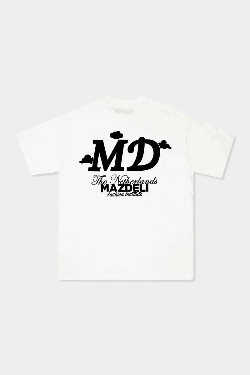 Initial MD T-Shirt Vintage White - Maz Deli